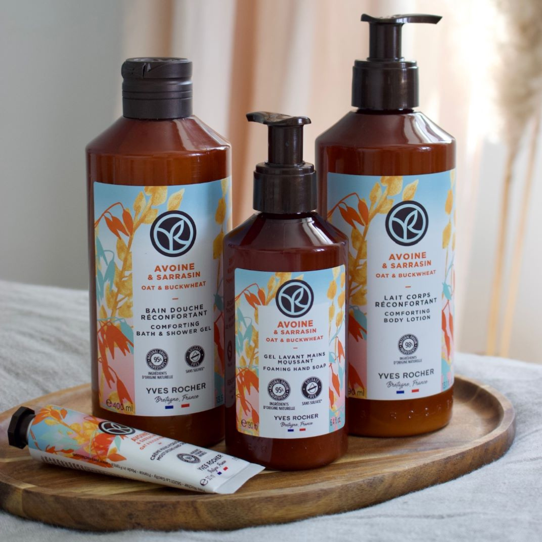 BAIN DE NATURE Oat & Buckwheat  Shower Gel 400ml