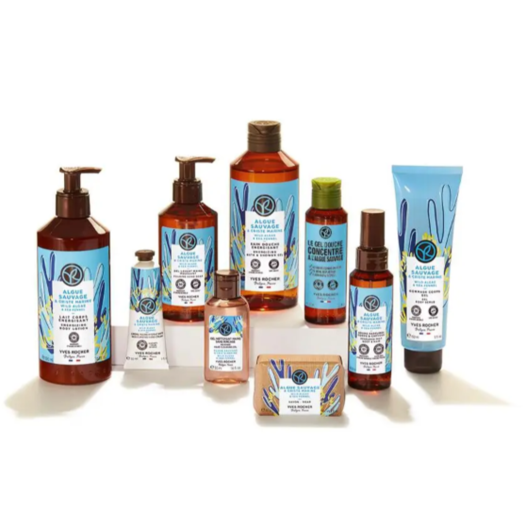 BAIN DE NATURE Wild Algae & Sea Fennel Energizing Shower Gel 400ml