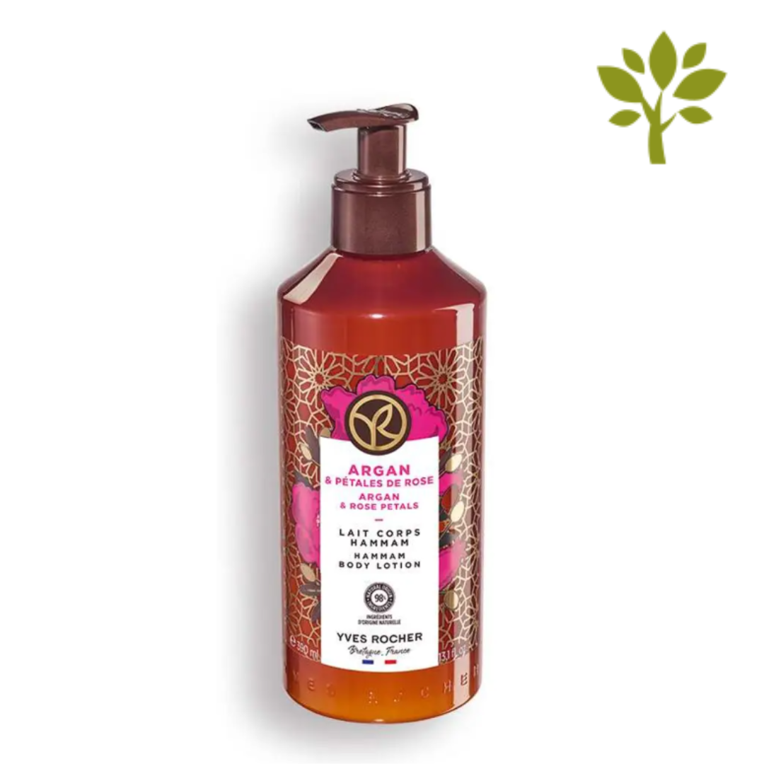 BAIN DE NATURE Argan & Rose Petals Hammam Body Lotion 390ml
