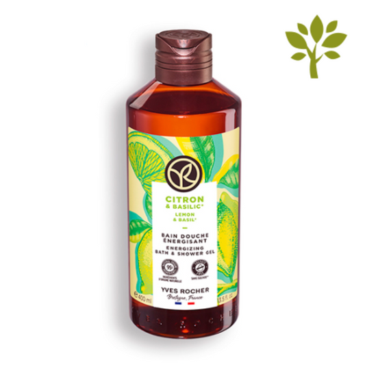 BAIN DE NATURE Lemon & Basil Energizing  Shower Gel 400ml