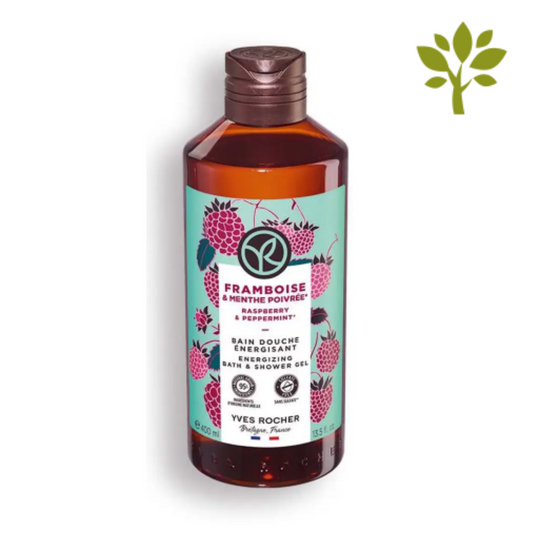 BAIN DE NATURE Raspberry & Peppermint Energizing Shower Gel 400ml
