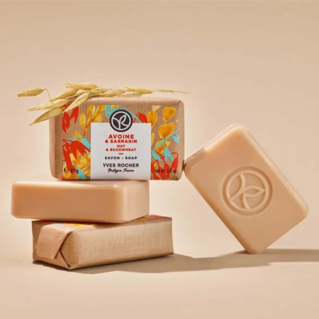BAIN DE NATURE Oat & Buckwheat Soap 80gr