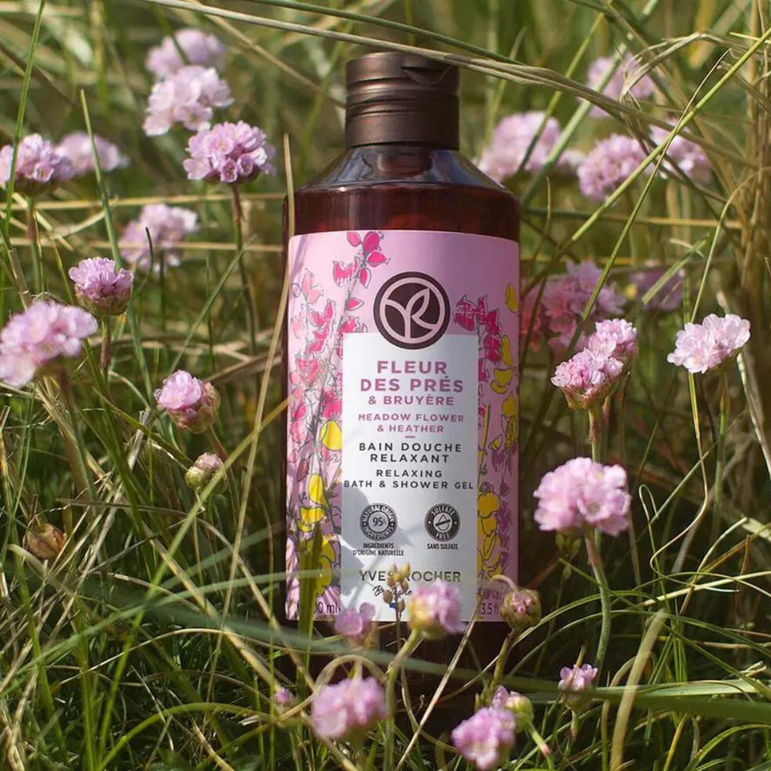 BAIN DE NATURE Meadow Flower & Heather Bath & Shower Gel 400ml