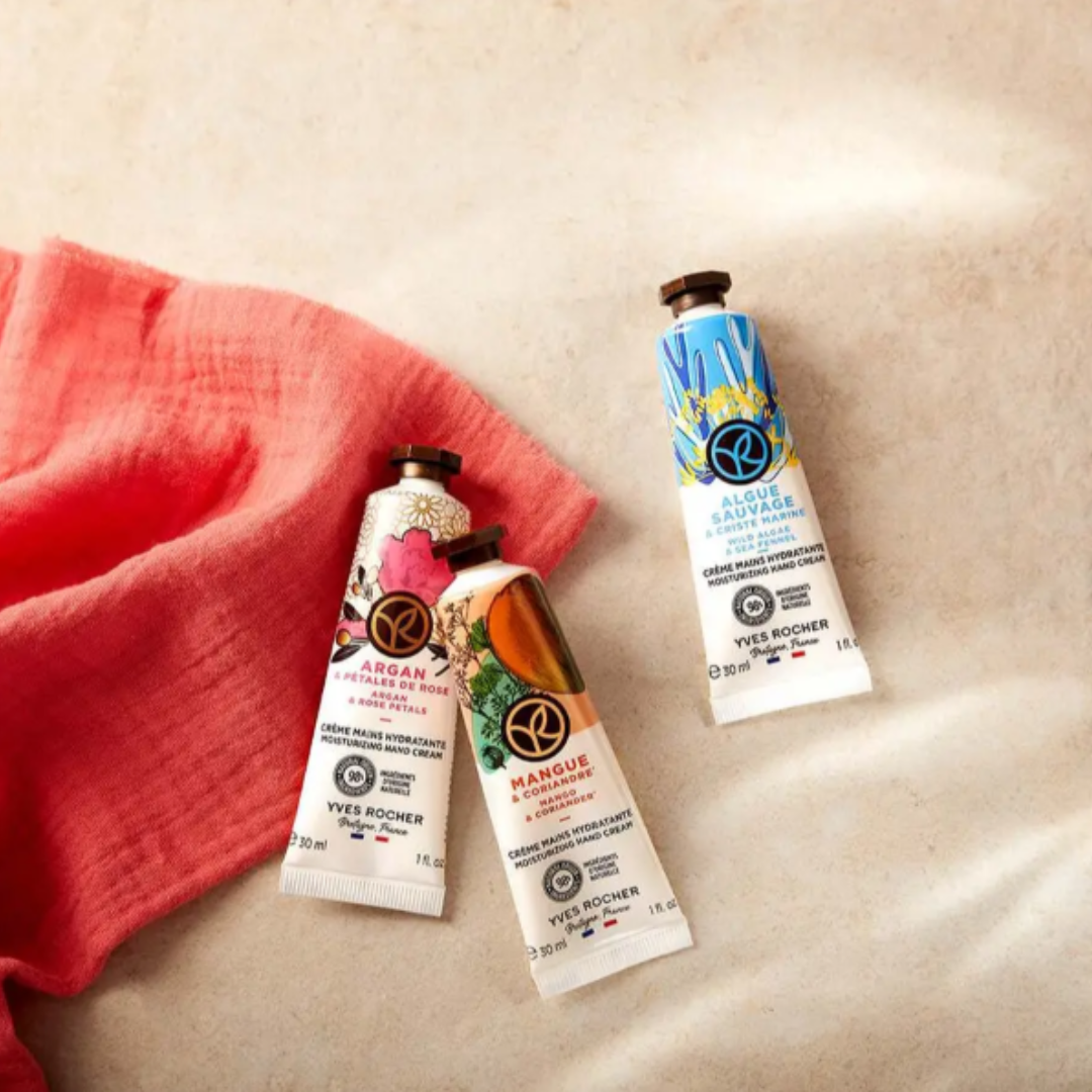 BAIN DE NATURE Argan & Rose Petals Hammam  Moisturizing Hand Cream 30ml