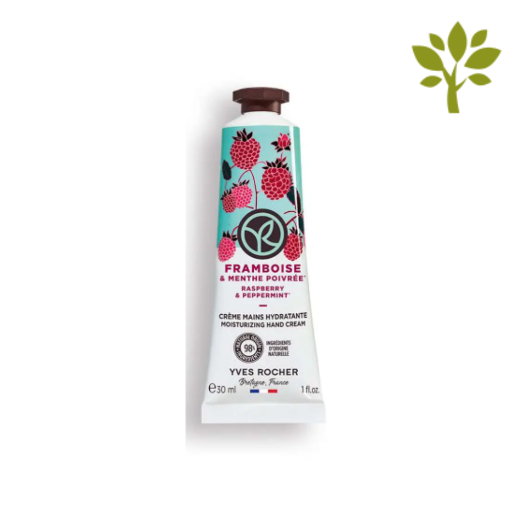 BAIN DE NATURE Raspberry & Peppermint Moisturizing Hand Cream 30ml