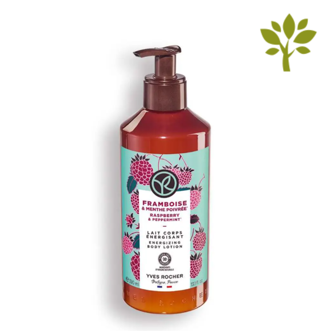 BAIN DE NATURE Raspberry & Peppermint Energizing Body Lotion 390ml