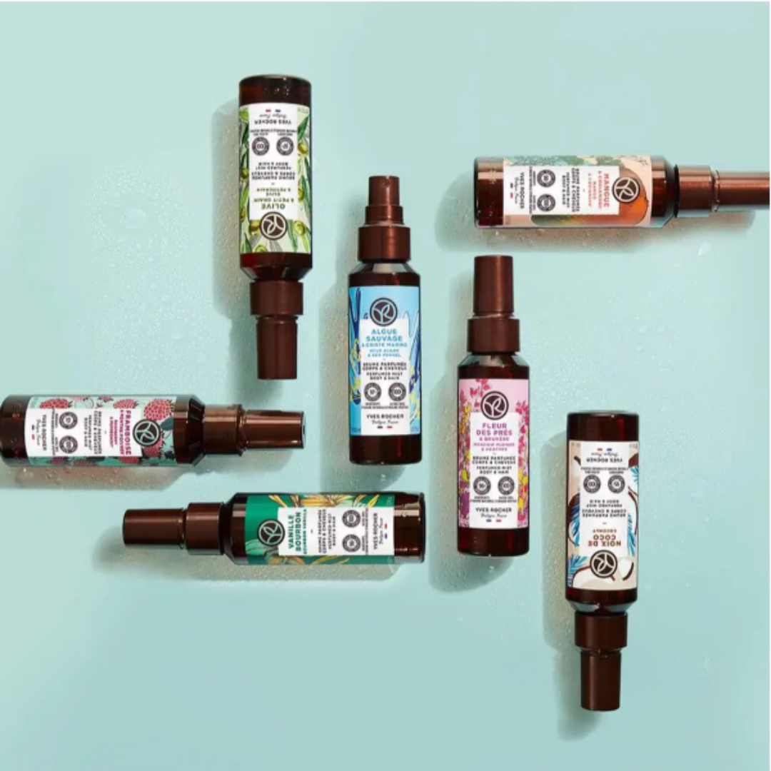 BAIN DE NATURE Raspberry & Peppermint Perfumed Mist Hair & Body 100ml