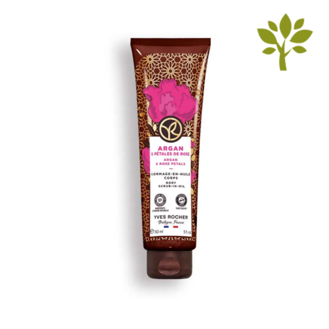 BAIN DE NATURE Argan & Rose Petals Hammam  Body Scrub in Oil 150ml