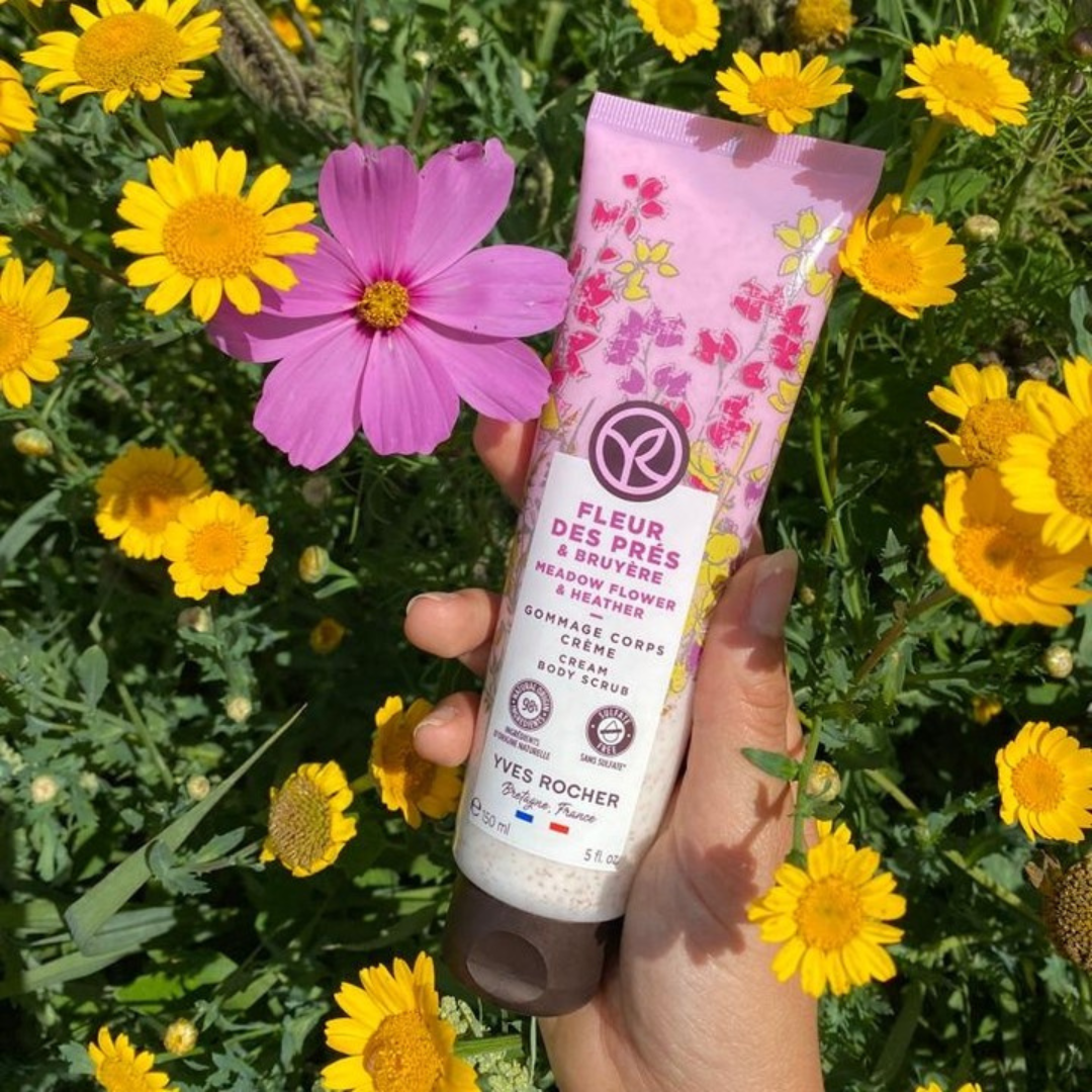 BAIN DE NATURE Meadow Flower & Heather Body Scrub 150ml