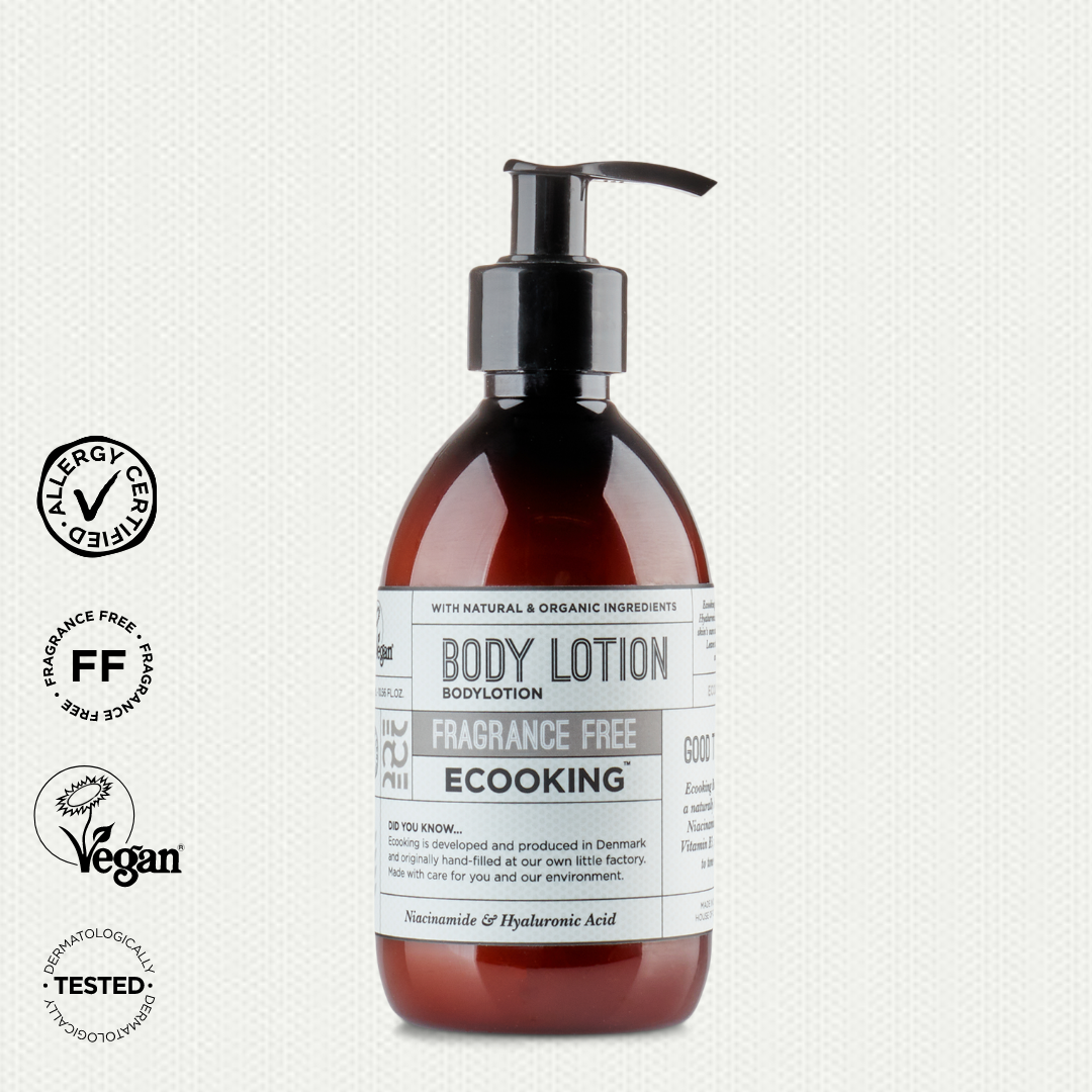ECOOKING BODY LOTION with niacinamide and hyaluronic acid, hypoallergenic, 300ml