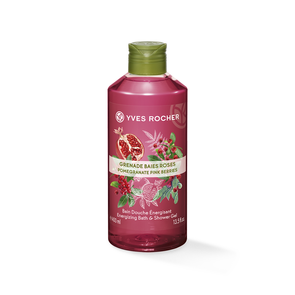 POMEGRANATE PINK BERRIES Energizing Bath and Shower Gel 400ml