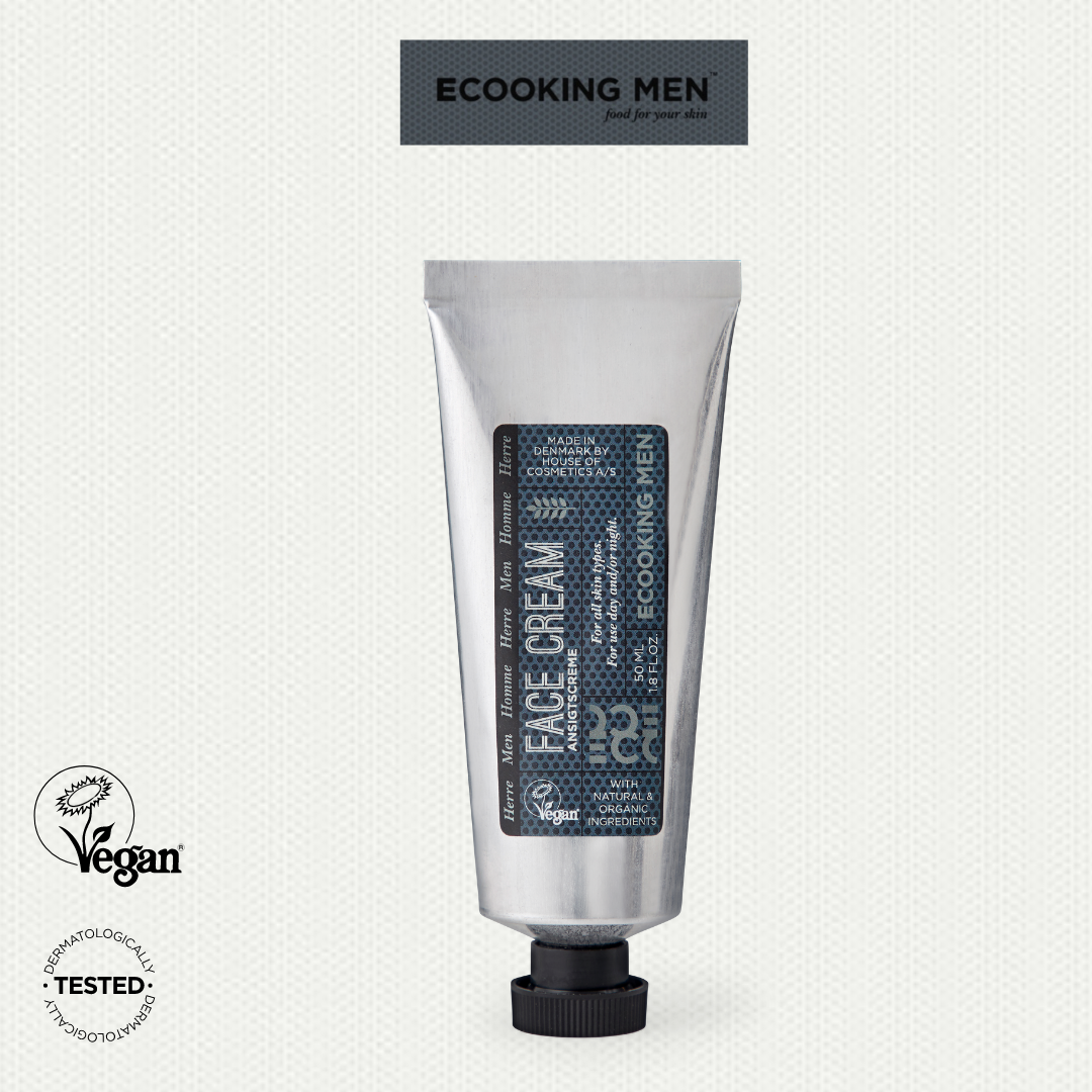 ECOOKING MEN'S FACE CREAM moisturizes and soothes the skin, 50ml