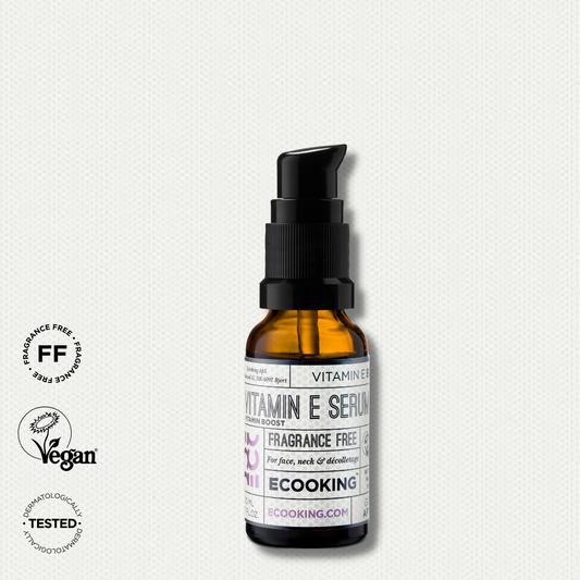 ECOOKING VITAMIN E SERUM fragrance-free, for moisturized and soothed skin, 20ml