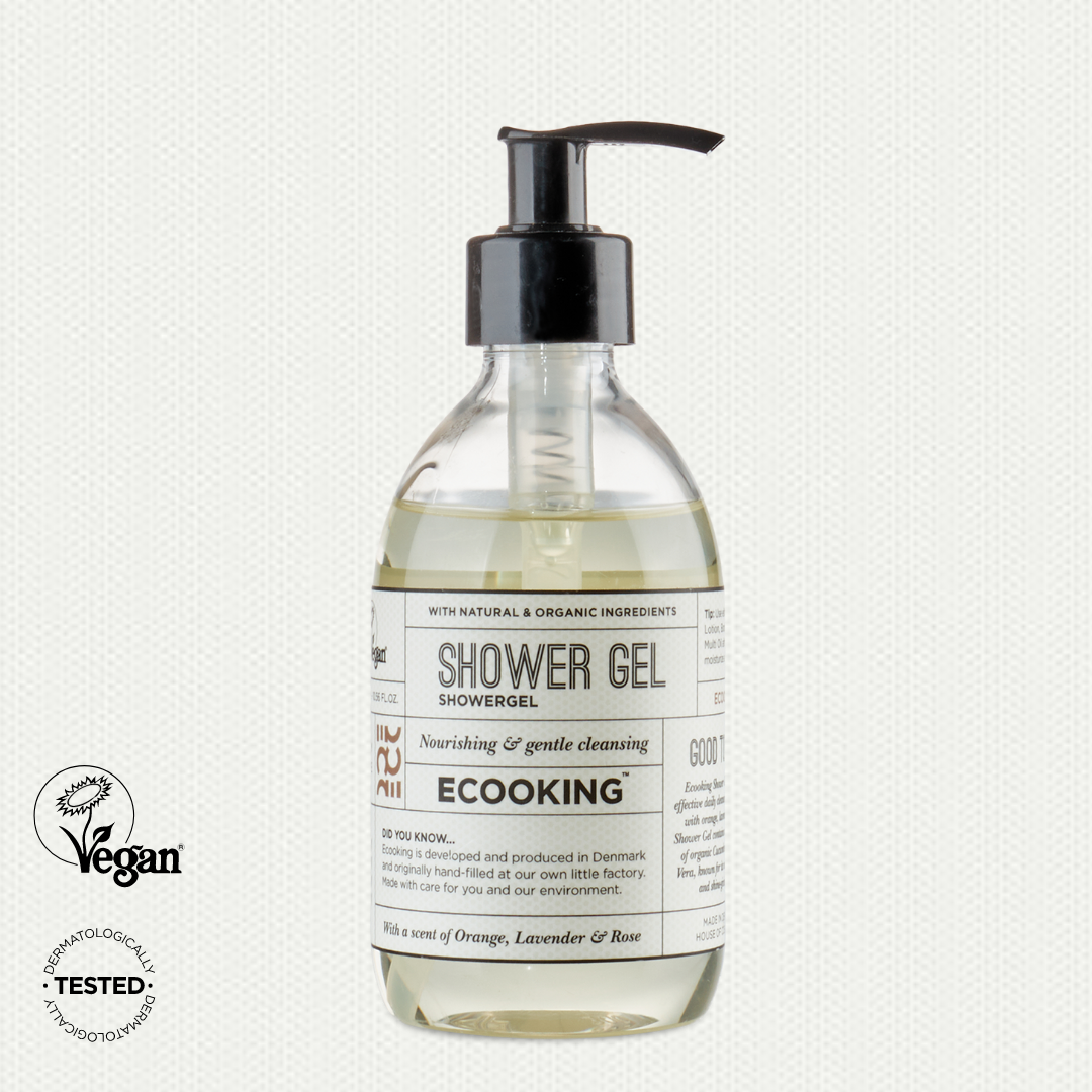 ECOOKING SHOWER GEL with niacinamide and natural essential oils, 300ml