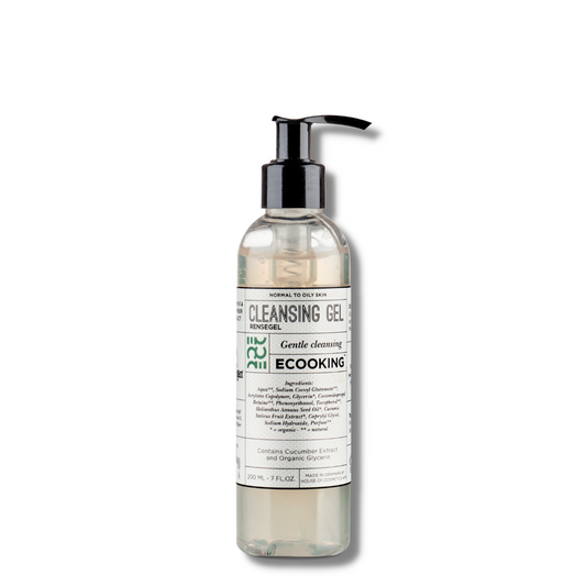 ECOOKING CLEANSING GEL for face with natural vitamin E, 200ml