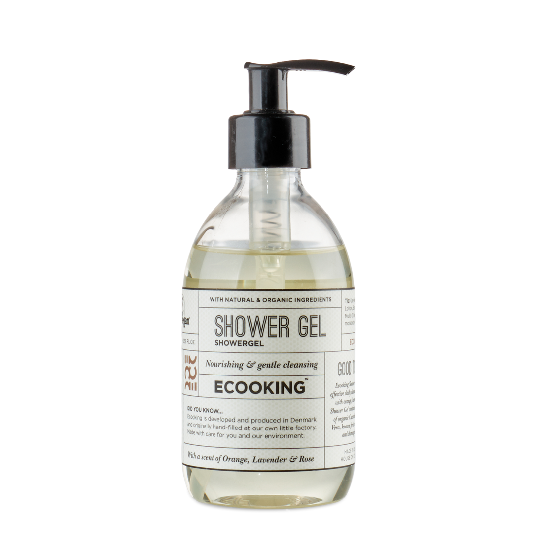 ECOOKING SHOWER GEL with niacinamide and natural essential oils, 300ml